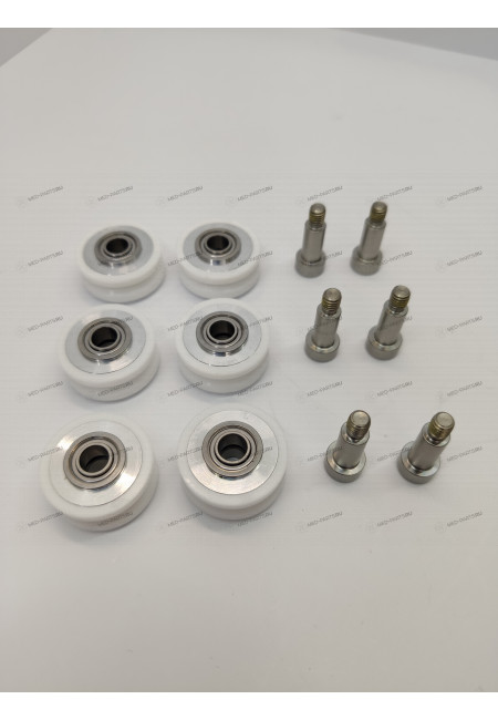 Набор направляющих роликов (оригинал) V-Wheels 6шт для иммунохимических анализаторов Arhitect i1000SR Набор направляющих роликов (оригинал) V-Wheels 6шт для иммунохимических анализаторов Arhitect i1000SR