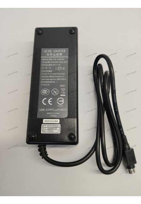 Адаптер блок питания (оригинал) 4pin 24V 5A для гематологических анализаторов MicroCC Адаптер блок питания (оригинал) 4pin 24V 5A для гематологических анализаторов MicroCC